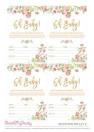 Download this free vector about baby shower label, and discover more than 12 million professional graphic resources on freepik. Free Floral Baby Shower Printables To Download Now Catch My Party