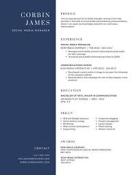 We hope we've helped you on your path to career success. Two Tone Blue And White Corporate Resume Online Resume Free Online Resume Builder Resume Template