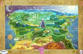 Mlp Equestria Map Kort