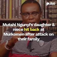 Soon, he was regarded as … Pulse Live Kenya Mutahi Ngunyi S Daughter Niece Hit Back At Murkomen After Attack On Their Family Facebook