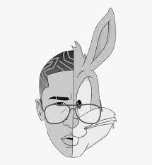 Disposable pastry bag, zip top bag, or a squeeze bottle fitted with a small round. Bad Bunny Illustration Hd Png Download Transparent Png Image Pngitem