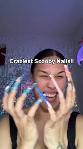 Happy Friday The 13th 👻 Enjoy these spooky but not so spooky Scooby nails  🐾, Who’s your spirit animal?? Shaggy, Scooby, or the Monster?! 😆