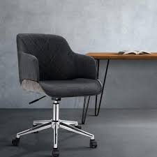 Wood gaming chair also have features such as comfortable armrests for those working long hours, as well as offer mobility in the form of wheels. Artiss Wooden Office Chair Computer Gaming Chairs Executive Fabric Grey Furniture Office Nextfurniture