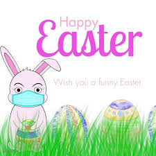 This happyeaster.pics website is the home of beautiful happy easter pictures, images, cards and. Happy Easter Greeting Card Corona Bunny Mask Template Postermywall