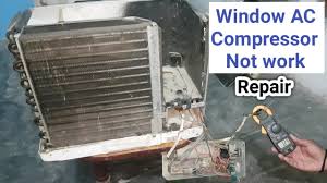 Sometimes when an air conditioner runs nonstop to keep up with the heat, the evaporator coil freezes over. Window Ac Compressor Not Working Repair Compressor In Urdu Hindi Youtube