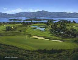 Ring Of Kerry Golf In Ireland Golf Art Golf Club Art Golf