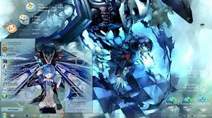 This is a high resolution windows 7 theme which will fit very well into nearly all desktop and laptop screens with windows 7 operating system. Anime Skin Theme Win 7 Persona3 Yuuki Makoto By Bashkara Anime Anime Fanart Anime Style