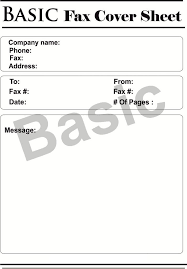Browse a collection of basic cover letter templates for any position. Free Printable Basic Fax Cover Sheet Template