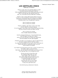 For more information visit mr. Led Zeppelin Lyrics Stairway To Heaven