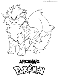 75k.) this 'arcanine from pokemon coloring pages' is for individual and noncommercial use only, the copyright belongs to their respective creatures or owners. List Of Arcanine Coloring Pages