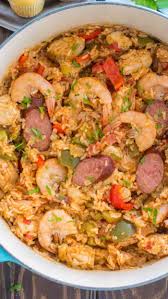 This Easy Jambalaya Recipe Is Loaded With Shrimp Sausage Chicken And Plenty Of Veggies Maki Jambalaya Recipe Easy Jambalaya Recipe Sausage And Shrimp Recipes