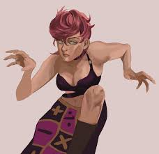 Trish Una Fanart I did decently : r/StardustCrusaders