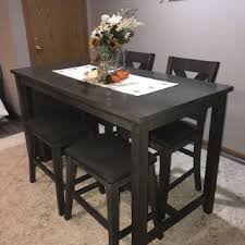 This is the reason they have a significantly different depth. Caitbrook Counter Height Dining Table Ashley Furniture Homestore Apartment Dining Room Small Dining Room Table Tall Dining Room Table