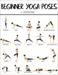 Are you a beginner to yoga? 20 Basic Printable Yoga Poses For Beginners To Improve Flexibility Posture And Tightness To Build A Basic Yoga Poses Yoga Workout Routine Easy Yoga Workouts