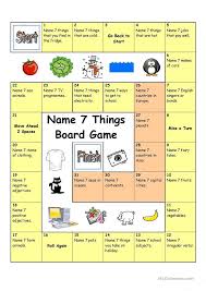 Board Game Name 3 Things Hard Worksheet Free Esl Printable Worksheets Made By Teachers Board Games Speaking Games Esl Board Games