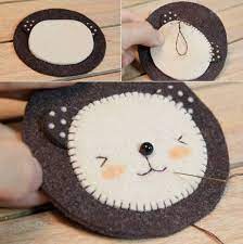 Crafts From Flannel Craft Pencil Box With Kerajinan Tangan Dari Kain Flanel Kerajinan Kotak Pensil Diy Pencil Case Pencil Case Sewing Felt Crafts Diy