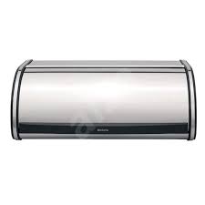 With large grip for easy opening and a plastic stop on the inside. Brabantia Roll Top Silver Bread Bin Alzashop Com