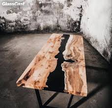Tools used on live edge river coffee table: Black River Table Glasscast
