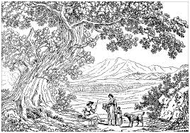 Scenery landscape sketch grayscale coloring coloring pictures colorful pictures coloring pages for grown ups colorful landscape colorful drawings greyscale. Scenery Coloring Pages For Adults Best Coloring Pages For Kids