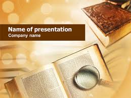 Detective Powerpoint Templates And Google Slides Themes Backgrounds For Presentations Poweredtemplate Co In 2020 Book Presentation Powerpoint Presentation Templates