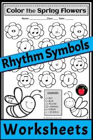 Spring Music Worksheets Rhythm Worksheets Spring Music Symbol Activity Lesson In 2020 Music Theory Worksheets Elementary Music Activities Music Activities For Kids