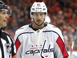 The logo also featured two crossing hockey sticks; Washington Capitals Jersey History