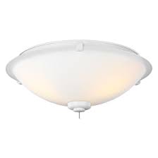 Step by step instructions for assembling and installing a ceiling fan with light kit.in this video i remove and old ceiling fan and replace it with a new. Monte Carlo 3 Light Rubberized White Ceiling Fan Light Kit Overstock 15284837