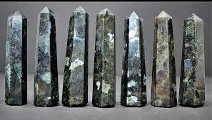 Each has unique sizing and coloring. Larvikite Point Larvikite Tower Larvakite Healing Crystals Gemst Real Crystal