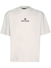 Balenciaga t shirt cotton crew neck size s genuine brand new men genuine. Balenciaga Logo Embroidery Cotton T Shirt Luisaviaroma