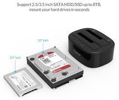Box ổ Cứng | Box ổ Cứng | BOX Ổ CỨNG ORICO 6228US3 - BK - BOX DI ĐỘNG 2.5",  3.5" - SATA 3.0 - USB 3.0