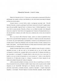 Nietzsche nu e foarte plăcut și suportat de observ că îmi este greu să fac recenzia acestei cărți, așa că mă voi ocupa să scriu doar citatele. Referat Plansul Lui Nietzsche Eseu Psihologie 378667