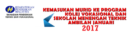 Maybe you would like to learn more about one of these? Sistem Aplikasi Semakan Online Kemasukan Kolej Vokasional Dan Sekolah Menengah Teknik 2017 Malaubuim