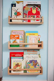 Inexpensive Forward Facing Bookshelves Domestic Simplicity Kids Book Storage Ikea Spice Rack Bookshelves Kids