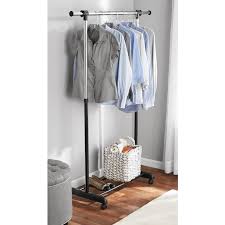 Cheap drying racks, buy quality home & garden directly from china suppliers:creative folding clothes hanger clothes drying rack household towel rank clothes hanging rack clothing coat closet organizer enjoy free shipping worldwide! Adjustable Garment Rack With Extendable Bar Black Silver Walmart Com Walmart Com