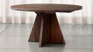 Monarch Shiitake 60 Round Dining Table Reviews Crate And Barrel 60 Round Dining Table Round Dining Table Round Wood Dining Table