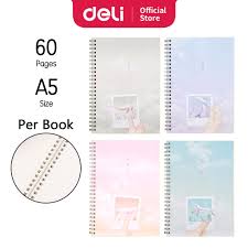 Anda perlu crop atau resize gambar menjadi saiz tinggi 50mm dan lebarnya 35mm. Deli Spiral Loose Leaf Notebook Flower Series Size A5 60 Pages La560 Shopee Malaysia