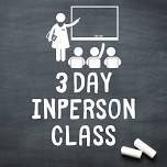 3 Day In Person Class — Scoop School