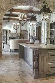 90 incredible rustic kitchen ideas (photos) discover this incredible collection of rustic kitchens showcasing different rustic kitchen styles and ideas (i'm talking incredible designs and creativity). We Love Trisha Mcgaw S Decision To Orient Each Slab Such Of Taulignan Stone That Visitors To The Space Are Expose Tuscan House European Home Decor Italian Home