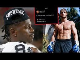 Blicky Time Logan Paul Told Antonio Brown That He Will Drop Him In A Fight Youtube In 2020 Logan Paul Entertainment Channel Antonio Brown
