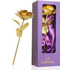 Rose is the top grade in flowers. Amazon Com Women Gifts Gold Rose Flower Present Rose Flower With Luxury Gift Box Great Gift Idea For Valentine S Day Mother S Day Thanksgiving Day Christmas Birthday Anniversary Home Kitchen