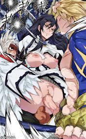 Kojiro Sasaki And Poseidon Do Brunhilde By Pinkseito – Shuumatsu No Valkyrie:  Record Of Ragnarok Rule 34 Hentai
