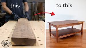 Diy coffee table ideas abound, and if you're a devotee of the 3rs in design (reuse, repurpose, recycle), you will have no lack of inspiration. How To Build A Coffee Table From Rough Wood Diy Woodworking Youtube