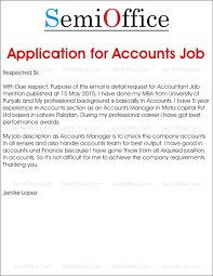 Career specific examples · live chat · easy to get started Job Application For Accountant Positions Semioffice Com