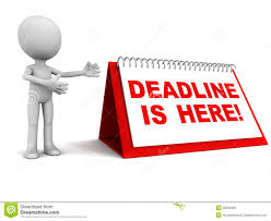 Αποτέλεσμα εικόνας για deadline