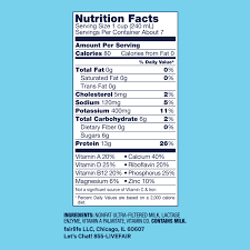 There are 130 calories in 1 cup (236 ml) of braum's fat free milk. Fairlife Milk 52 Fl Oz Lactose Free Fat Free Skim Milk Walmart Com Walmart Com