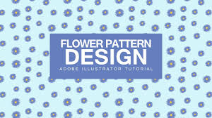 In this tutorial i show you how to draw with brushes by using a wacom intuos 4 tablet. Illustrator Tutorial Flower Pattern Design Youtube