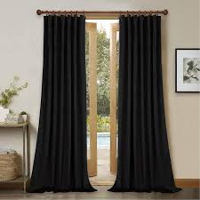 Zxnyh Ivory White Velvet Curtains 96