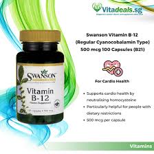 How should i take the medication? Qoo10 Swanson Vitamin B 12 500 Mcg 100 Capsules Sw030 B21 Vita Health Medical