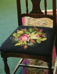 Victorian Floral Belgian Tapestry Chair Seat Cover Upholstery Upholstery Fabric For Chairs Seat Covers For Chairs Victorian Home Decor