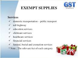 A rate of 0% applies to these supplies. The Implementation Of Goods And Service Tax Gst Malaysia
